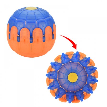 Elastisk trampolinboll magisk UFO-boll fottramp deformation boll pussel barns utomhus sportboll leksaker