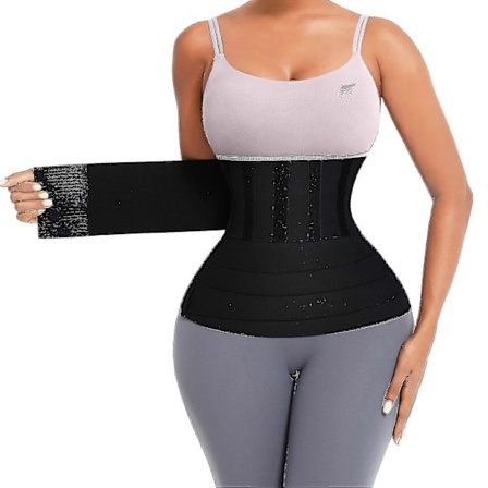 Taljetræner til kvinder, taljetrimmer-wraps til maven med løkke, snatch bandage wrap plus size mave wrap-YGWL