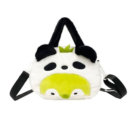 Plysch Penguin Crossbody Bag Handväska VIT