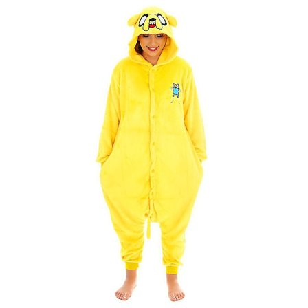 Adventure Time Finn Jake Onesie Kigurumi Puku Fancy Dress -asu Pyjama Yöasu -a