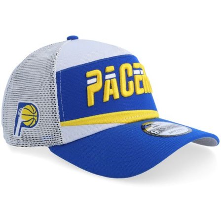 New Era - NBA Blå trucker Keps - Indiana Pacers NBA Ce 9FORTY Blue/White A-frame Trucker @ Hatstore