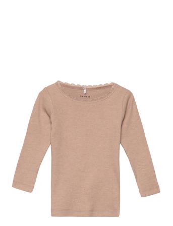 Nmfkab Ls Top T-shirts Long-sleeved T-shirts Coral Name It
