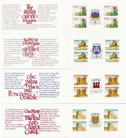 Portugal - 4 hæfter - Postfrisk