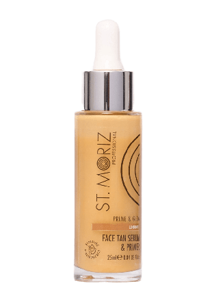 St. Moriz Pro Face Tan Serum & Primer Light Brun-utan-sol Unisex 25 ML