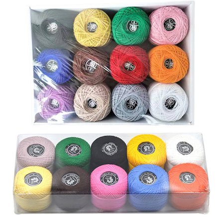 Broderitrådssats 16-pack Flerfärgad