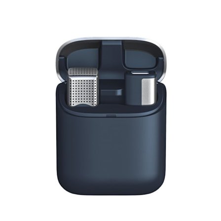 Trådløs Lavalier-mikrofon Bærbar lydvideooptagelse minimikrofon med opladningsboks til Type-C-telefon Live Game Teach