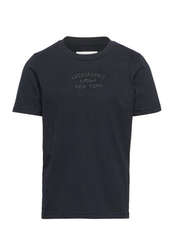 Kids Boys Graphics T-shirts Short-sleeved Svart Abercrombie & Fitch