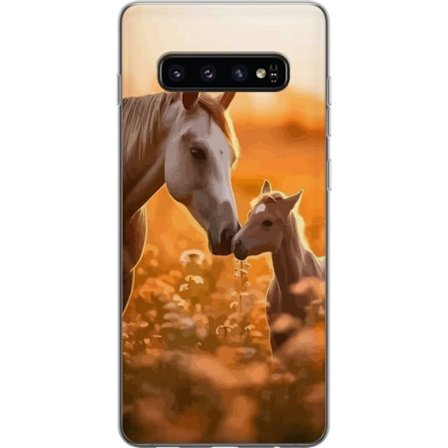 Kompatibelt Mobilskal till Samsung Samsung Galaxy S10 Hästar