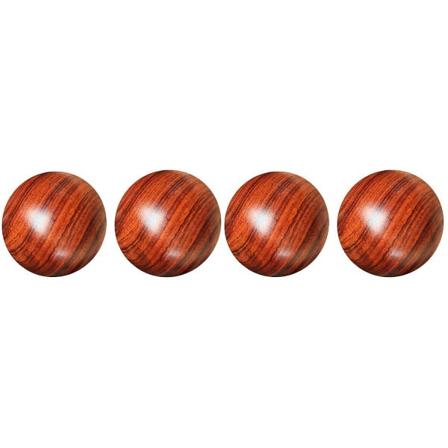 6 kpl Puupalloja Hierontapallot Fitnesspallot Käsiharjoituspallot (5,5 cm, Satunnainen Jyvä) 4 kpl 5,5 x 5,5 cm 4 pcs 5.5X5.5CM