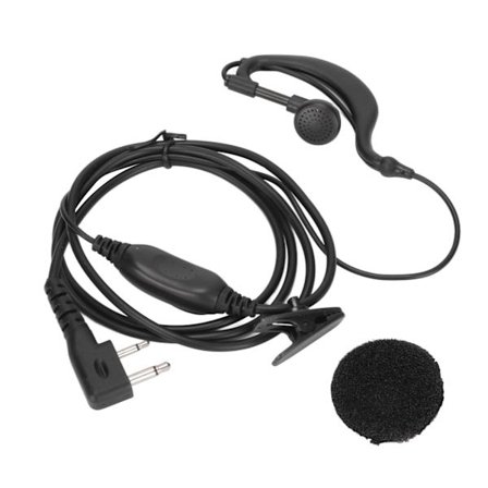 Walkie Talkie Headset Multifunktionel G Form To-vejs Radio Ørestykke til ICF3 ICF3S ICF4 ICF4S