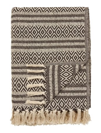 House Nordic Inga - Plaid, Brown, 130X180 Cm - Brown - 180X130X CM