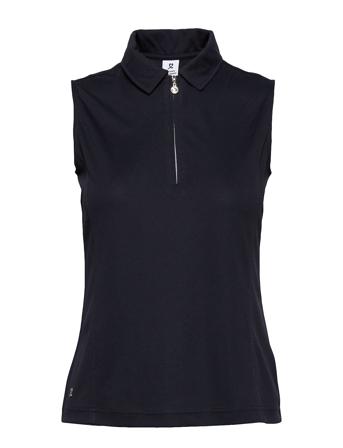 Macy Sl Polo Shirt T-Shirts & Tops Polos Navy Daily Sports