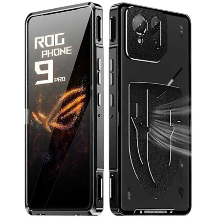 Kompatibel med Asus ROG Phone 9 5G Phone 9 Pro 5G Skal Värmeavledning Metallram PC Telefonskal - Silver-WELLNGS