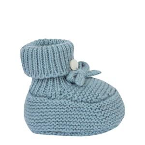 Tartine et Chocolat Bleu grisé Crib Shoes 3-6 Months - Shoes - 3-6 months - Blue