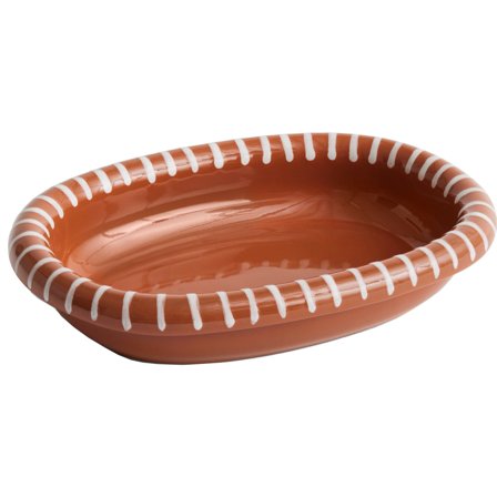 Hay Barro oval tallerken small, stripete