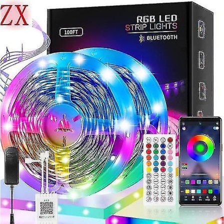 Led Strip Lights 20m Ultra-long Led Lights Strip Music Sync, App Control With Remote, Led Rgb Led Lights For Bedroom, Diy Color Options Led Tape Light