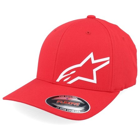 Alpinestars - Rojo flexfit Gorra - Corp Shift Multi Hat Red Flexfit @ Hatstore
