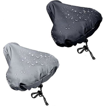 Sykkelsetetrekk fra Pieces Protege Selle De Velo Vanntette Trekk Selle Velo Regn I Svart Og Grå Vanntett Salbeskytter For Å Beskytte Sykkelsetet Ditt,