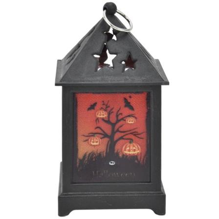 Halloween-lyhty, LED Halloween-yövalo, kannettava liekki KLB