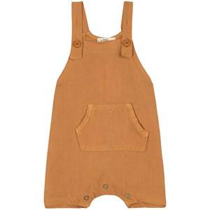 My Little Cozmo Brown Tencel Linen Jumpsuit 9 Months - All in ones - 9 months - Brown