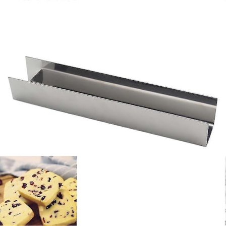 9,5 tommer Tranebærpai Kjeks Kake Brødform Rustfritt Stål U-form Non-stick Bakeutstyr Bakeverktøy