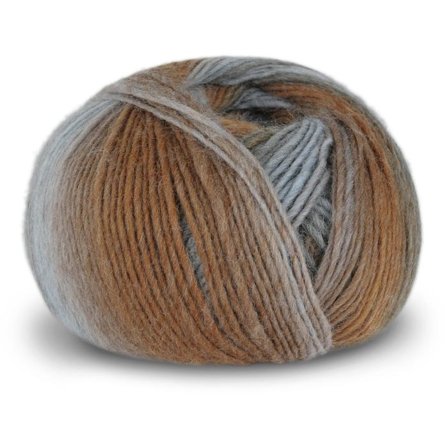 Gjestal Garn Pretty-Print Ullgarn Rustfarget 505, 100g