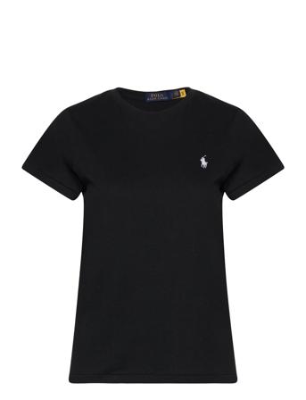 Cotton Jersey Crewneck Tee Polo Ralph Lauren Black