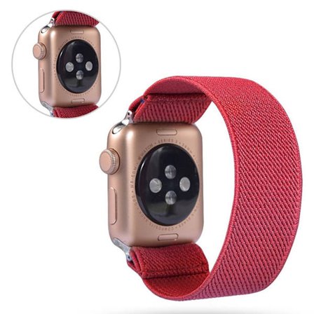 Apple Watch Series 6 / 5 44mm simple nylon watch band - Watermelon Red