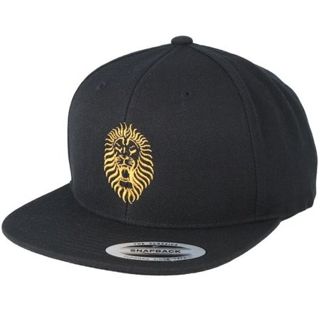Lions - Svart snapback Keps - Roar Black/Gold Snapback @ Hatstore