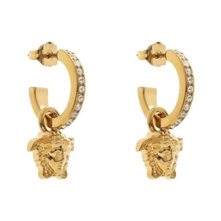 Versace Earrings Gul, unisex Øreringe, Størrelse: ONE Size