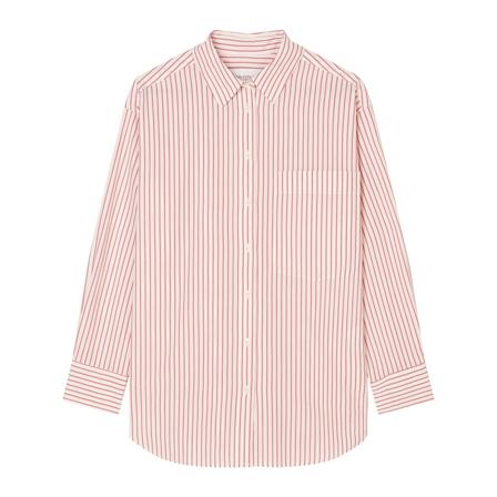 Marc O'Polo Striped shirt Blus, loose fit vit, Dam, Dam, Storlek: M