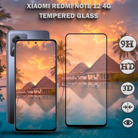 Xiaomi Redmi Note 12 (4G) - Härdat Glas 9H-Super kvalitet 3D Skärmskydd