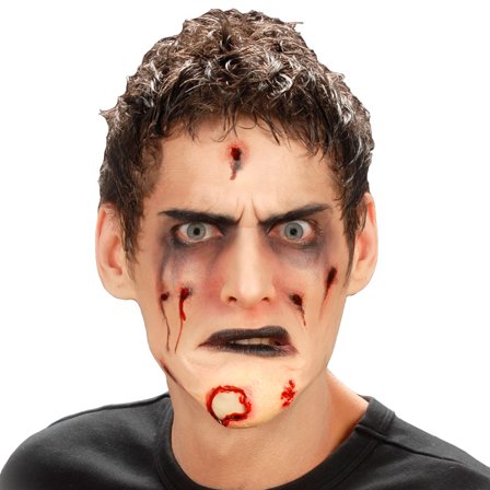 Latex Zombe Kæbe Makeup Sæt