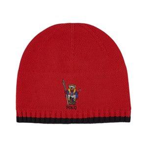 Kids - Ralph Lauren Knitted Branded Beanie Red 8-14 Years - Headwear - 8-14 years - Red
