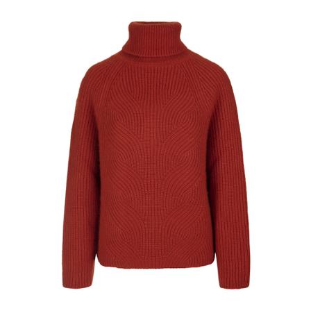 Kiton Turtlenecks Brun, Dame Rullekraver