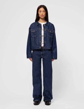 Nudie Jeans Berit Denim Jacket Classic Blue - Blue - L