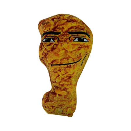 Kyllingnugget Meme Plysjleker Morsom Stor Blok Plysjpute Søte Nugget Fylte