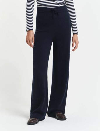 GANT Wool Knitted Pants - Blue - L