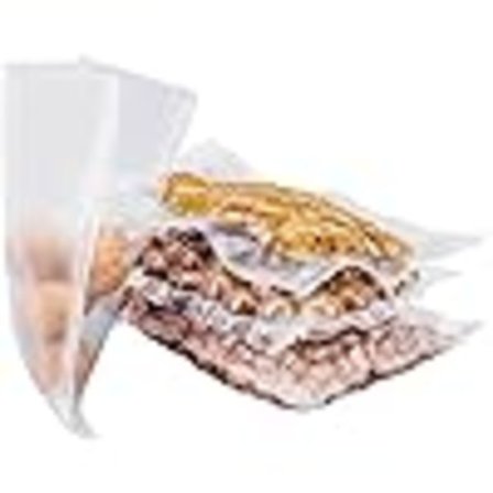 100 Vakuum Matlagringsposer, Ideell For Oppbevaring Og Frysing (13X18Cm)