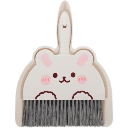 Mini-luuta ja pölyluudan setti Kannettava pieni puhdistusharja ja pölyluudan setti kodin, sohvan ja pöydän puhdistukseen Rabbit