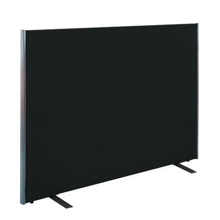Floor screen, 1800x1500 mm, black
