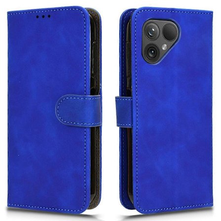 Plånboksfodral för Fairphone 5 med stativ och anti-droppskydd, mobilskal i läder [DB]