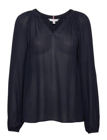 Rosa Blouse Ls Blue Tommy Hilfiger