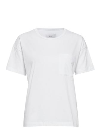 Dusk T-Shirt T-shirt Top Hvid Makia