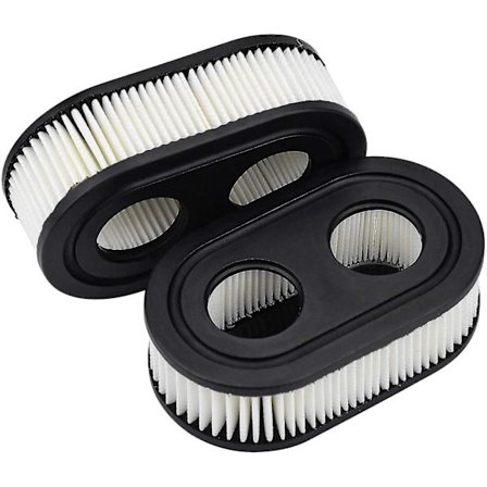 2 stk. plæneklipper luftfilter kompatibel med Briggs & Stratton, 593260, sort