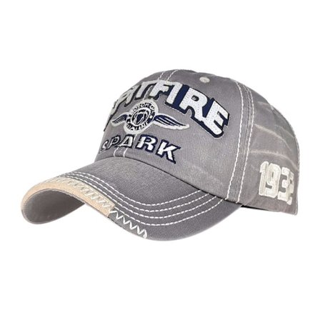 Cap Retro Baseball Cap Unisex Justerbar Metallspenne