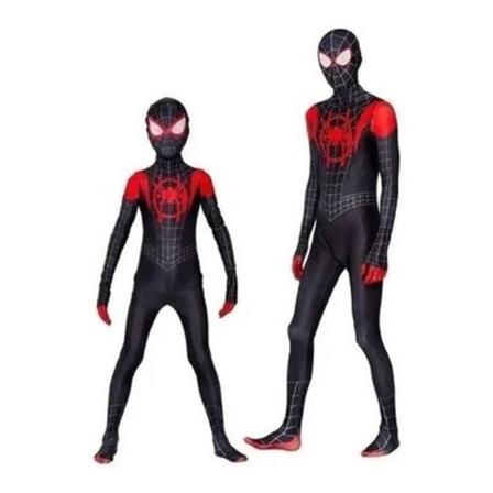 Spiderman Kostyme Miles Morales Cosplay Voksne Halloween 180