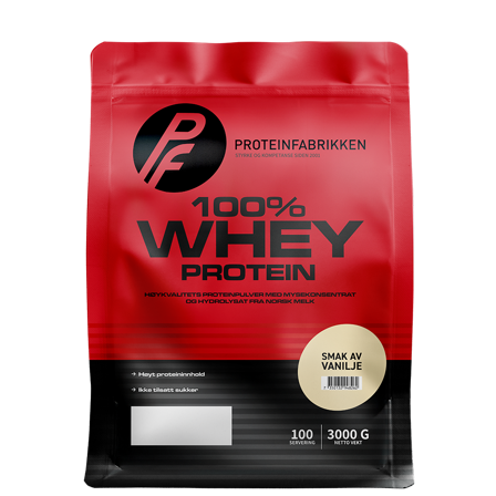 Proteinfabrikken 100 % Whey Protein 3000 g