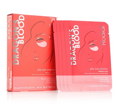 Rodial Dragon's Blood Jelly Eye patches 4 stk, Skincare, Ansigtspleje, Øjencreme