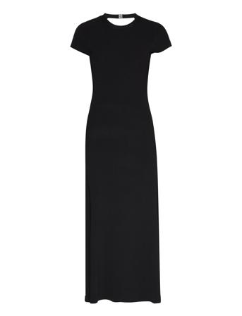 Monagz Ss Long Dress Black Gestuz